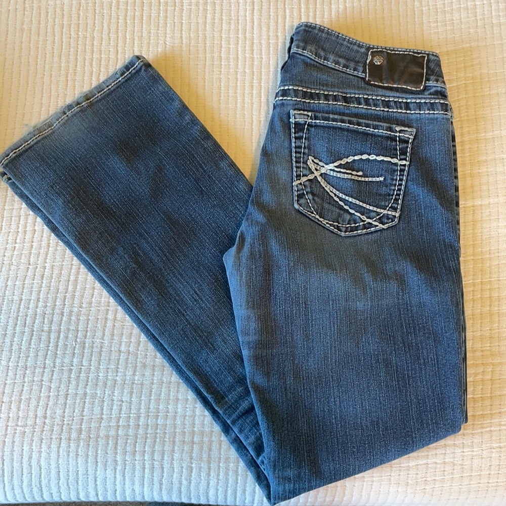 Silver aiko bootcut jeans